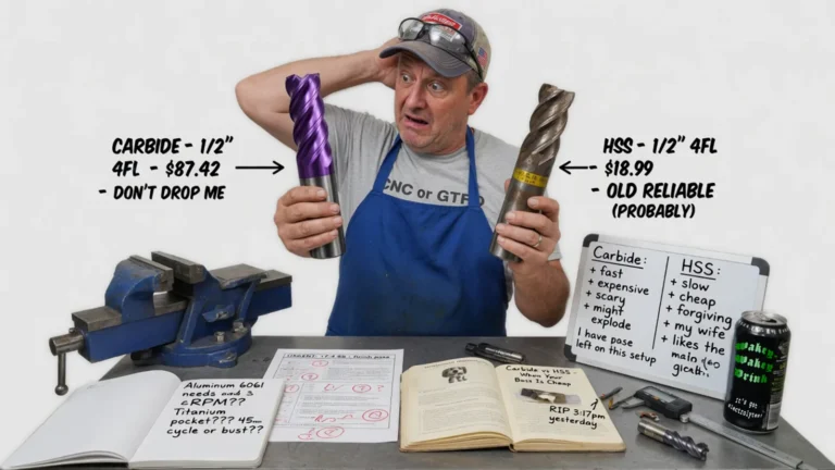 Carbide vs hss endmills